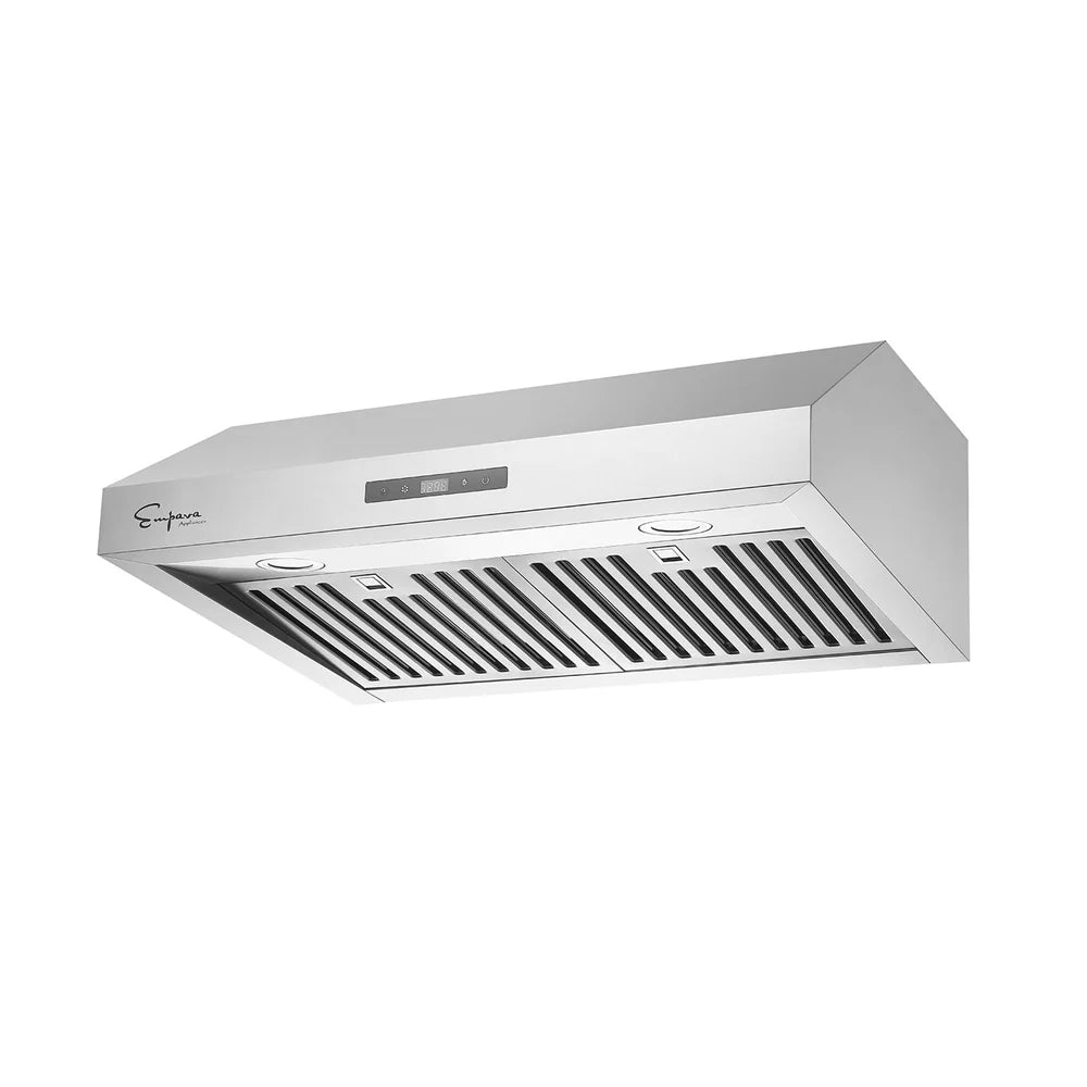 Empava Range Hood 30" Under Cabinet Ducted 400 CFM with Touch Control and Filters Stainless Steel New