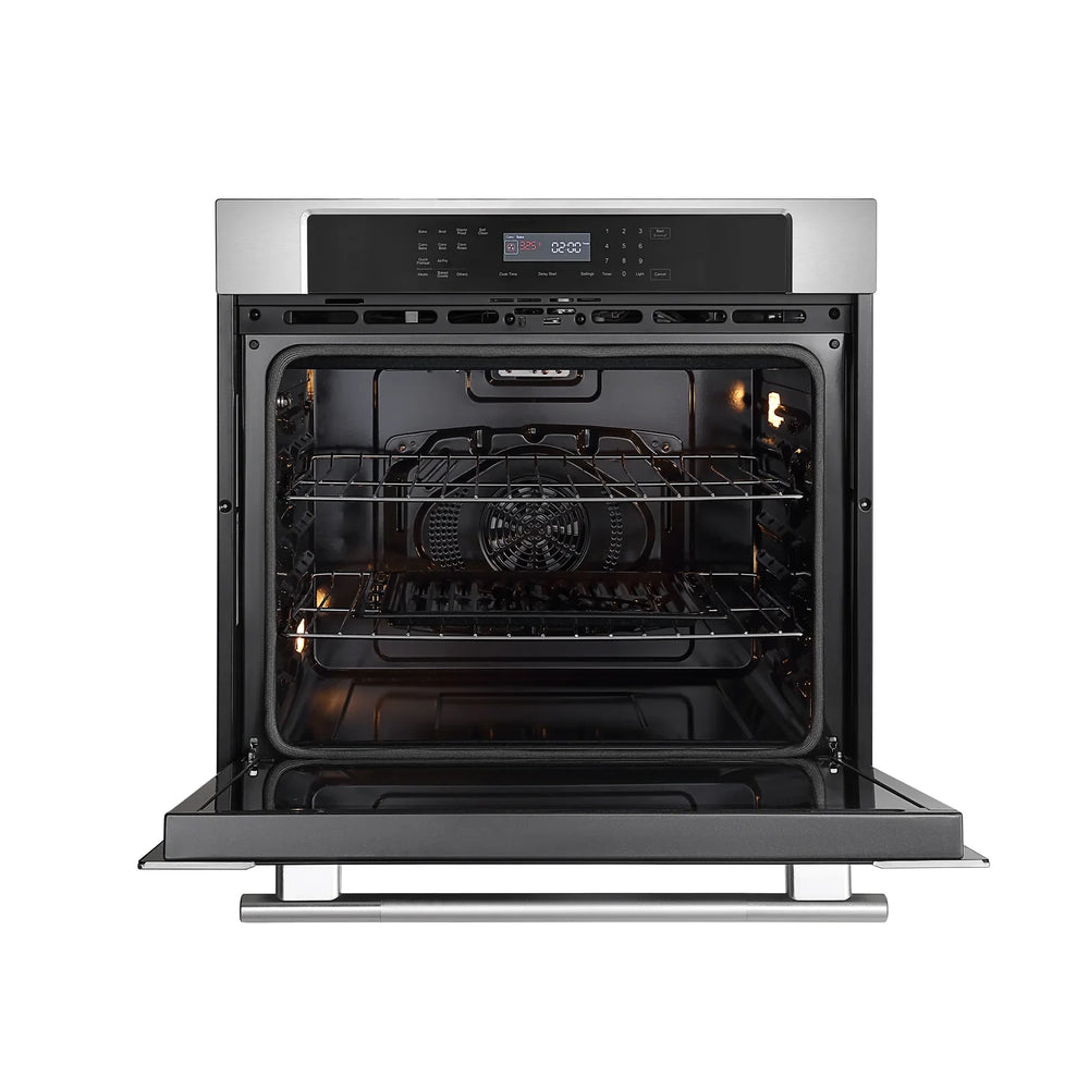 Empava Electric Oven 30" Single Wall 5 cu.ft. Air Fryer with Convection Self Cleaning LED Display Stainless Steel New