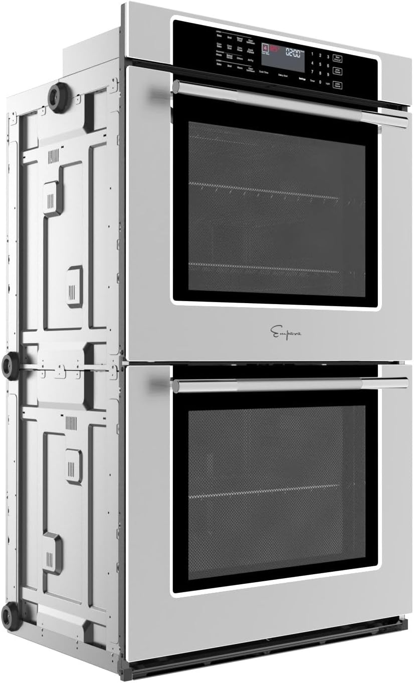 Empava Convection Oven 30" Electric Double Wall 5 cu. ft. with Air Fryer and Self-Cleaning Stainless Steel New