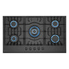 Empava Gas Cooktop 36" Built-In with 5 Italy SABAF Burners NG/LP Convertible Black Tempered Glass New