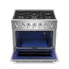 Empava Convection Oven Single 36" Pro-Style 5.2 cu. ft. Gas Range Slide-In Freestanding 6 Burners Stainless Steel New