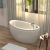 Empava Bathtub 48" Freestanding Japanese Style Air Massage Soaking with Reversible Drain New