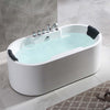 Empava Bathtub 67" Freestanding Whirlpool Acrylic with Center Drain Oval New