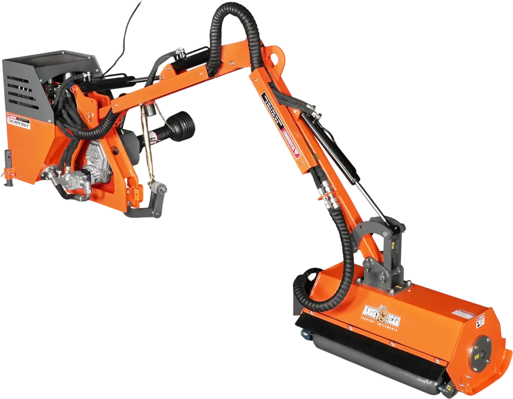 31.5" Remote Control Operation, Maximum Reach 11'2", 3-Point Boom Mower, 20-55HP, ERM80