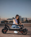 Glarewheel ES-S12PRO Folding Electric Scooter 30 Mile Range 25 MPH 500W 48V 12.5Ah New