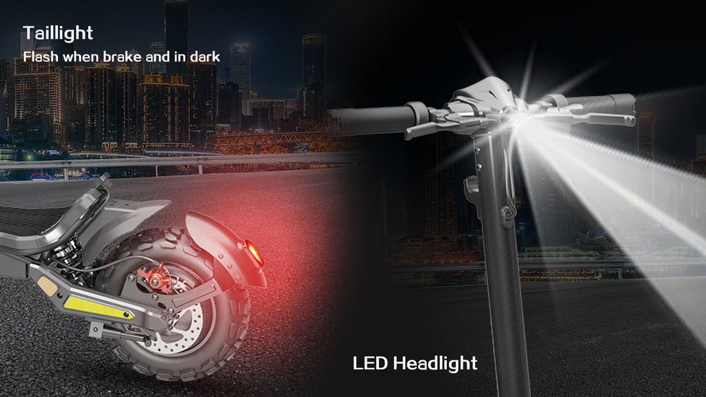 Glarewheel ES-S12PRO Folding Electric Scooter 30 Mile Range 25 MPH 500W 48V 12.5Ah New
