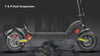 Glarewheel ES-S12PRO Folding Electric Scooter 30 Mile Range 25 MPH 500W 48V 12.5Ah New
