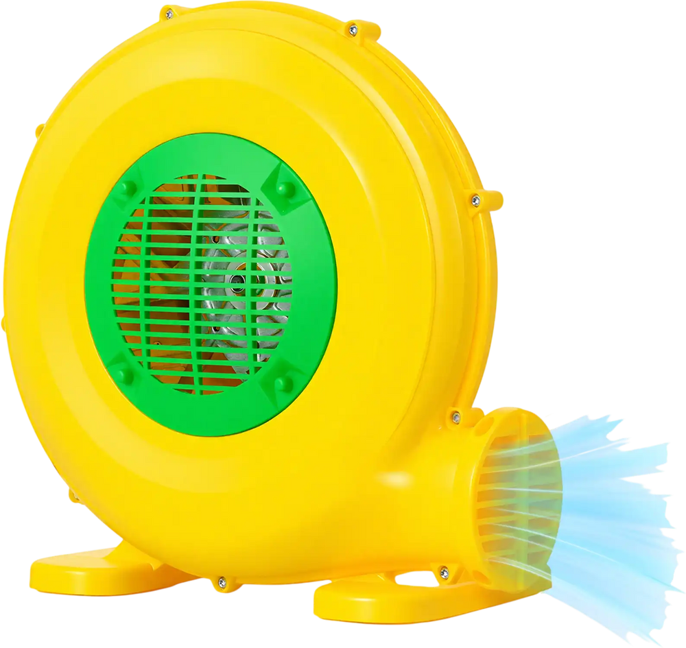 480W Bounce House Blower with Handle and Ground Stakes