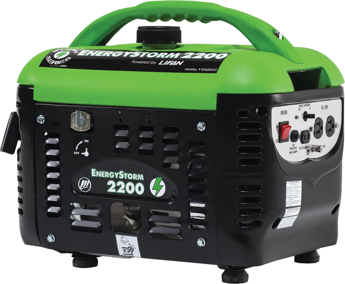 Lifan ES2200SC Energy Storm 1800W/2200W Portable Gas Inverter Generator New