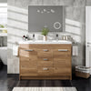 Eviva Lugano 48" Bathroom Vanity Double Sinks Integrated and Acrylic Countertop New