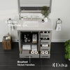 Eviva Aberdeen 36" Bathroom Vanity Single Sink Undermount Carrara Quartz Countertop New