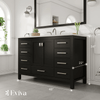 Eviva Aberdeen 48" Bathroom Vanity Single Sink Undermount Carrara Quartz Countertop New