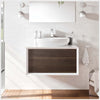 Eviva Santa Monica Bathroom Vanity 30" x 22" Wall Mount Single Sink Vessel Acrylic Countertop New