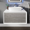 Eviva Santa Monica Bathroom Vanity 30" x 22" Wall Mount Single Sink Vessel Acrylic Countertop New