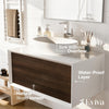 Eviva Santa Monica Bathroom Vanity 36" x 22" Wall Mount Single Sink Vessel Acrylic Countertop New