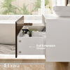 Eviva Santa Monica Bathroom Vanity 36" x 22" Wall Mount Single Sink Vessel Acrylic Countertop New