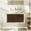 Eviva Santa Monica Bathroom Vanity 36" x 22" Wall Mount Single Sink Vessel Acrylic Countertop New