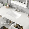 Eviva Britney 48" Bathroom Vanity Single Sink Undermount Carrara Quartz Countertop White New