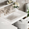 Eviva Acclaim 28" Bathroom Vanity Single Sink Undermount Carrara Quartz Countertop New