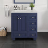 Eviva Acclaim 30" Bathroom Vanity Single Sink Undermount Carrara Quartz Countertop New