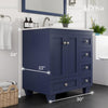 Eviva Acclaim 30" Bathroom Vanity Single Sink Undermount Carrara Quartz Countertop New