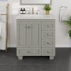 Eviva Acclaim 30" Bathroom Vanity Single Sink Undermount Carrara Quartz Countertop New