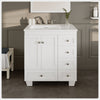 Eviva Acclaim 30" Bathroom Vanity Single Sink Undermount Carrara Quartz Countertop New