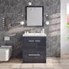 Eviva Lugano 30" Bathroom Vanity Single Sink Integrated and Acrylic Countertop New