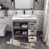 Eviva Lugano 36" Bathroom Vanity Single Sink Integrated and Acrylic Countertop New