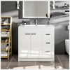 Eviva Lugano 36" Bathroom Vanity Single Sink Integrated and Acrylic Countertop New