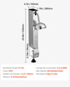 Vevor CO2 Glass Froster Pull-Down Lever Dry Ice Drink Chiller for Bars and Kitchens New