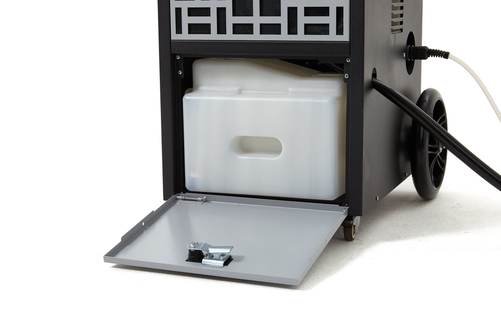 105-Pint Commercial Dehumidifier – Built-In Pump, Drain Hose, 8000 Sq Ft Coverage