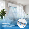 4D swing mini split air conditioner distributes air evenly, featuring smart WiFi control and whisper-quiet operation.
