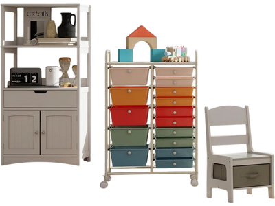 Costway Compact Dining Storage Living Room Bundle 73086428 New