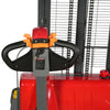 2640lbs Lithium-ion Electric Straddle Stacker,  118" Lift,  Adjustable Legs & Forks,  F26-118S