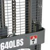 2640lbs Lithium-ion Electric Straddle Stacker,  138" Lift,  Adjustable Legs & Forks,  F26-138S