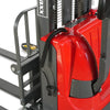 2640lbs Electric Straddle Stacker,  98" Lift,  Adjustable Legs & Forks,  F26-98SLA