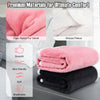 Soft pink electric heated blanket throw made of faux rabbit fur velvet and sherpa fleece, perfect for cozy comfort on a.