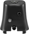 1350W electric heater pump in black with touch panel and LED display, designed for efficient heating of inflatable hot.
