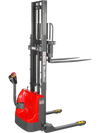 2640lbs Electric Straddle Stacker, 138" Lift,  Adjustable Legs & Forks,  F26-138SLA