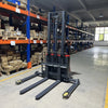 2640lbs Electric Straddle Stacker,  98" Lift,  Adjustable Legs & Forks,  F26-98SLA