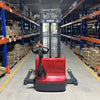 2640lbs Electric Straddle Stacker,  118" Lift,  Adjustable Legs & Forks,  F26-118SLA