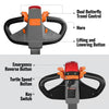 2640lbs Lithium-ion Electric Straddle Stacker,  138" Lift,  Adjustable Legs & Forks,  F26-138S