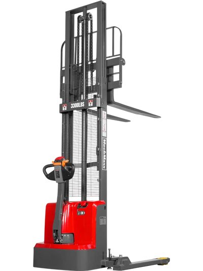 MechMaxx F33-118S Stacker 3300 lbs Lithium-ion Electric Straddle 118