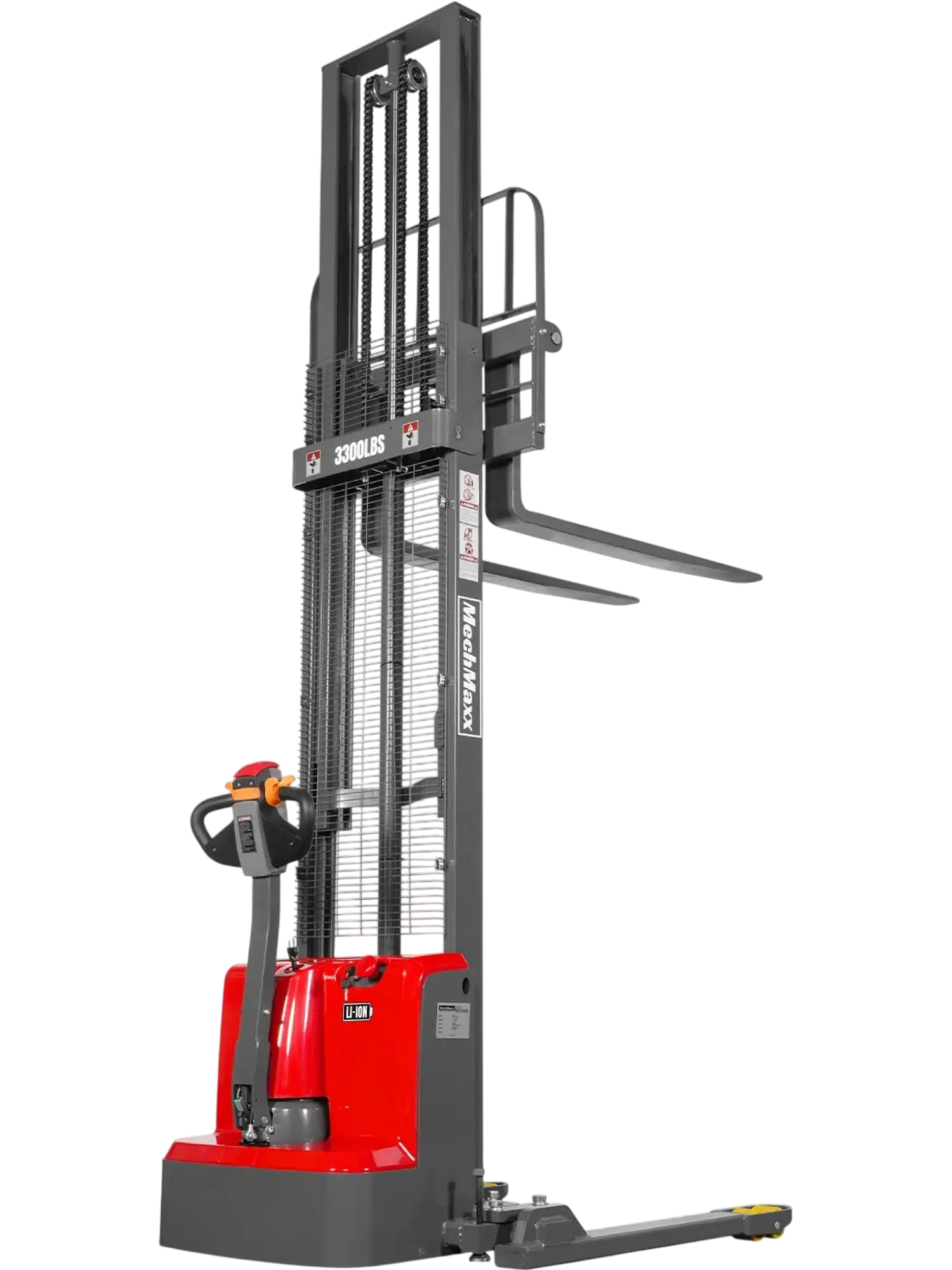 MechMaxx F33-138S Stacker 3300lbs Lithium-ion Electric Straddle 138