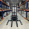 3300lbs Lithium-ion Electric Straddle Stacker,  138" Lift,  Adjustable Legs & Forks,  F33-138S