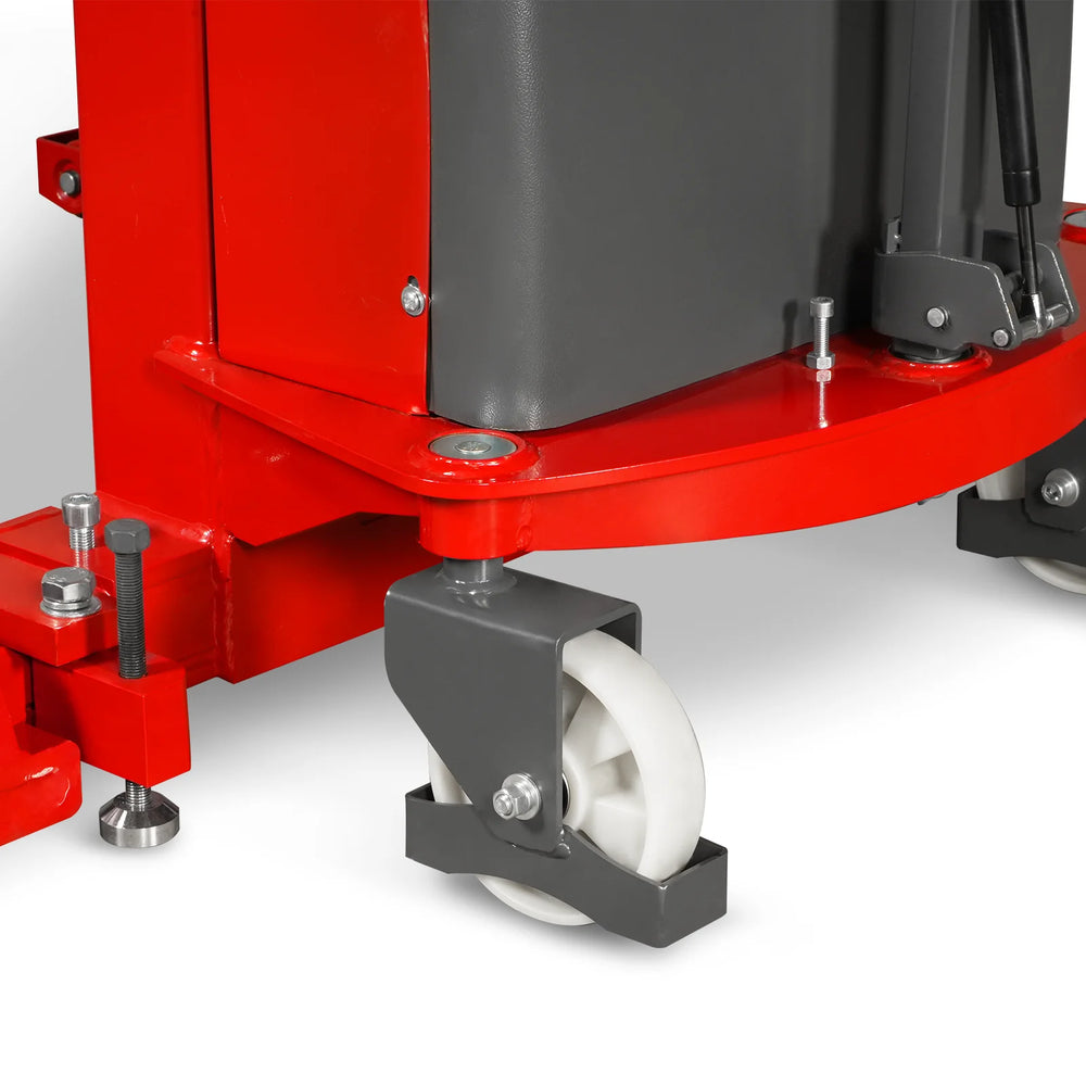 3300lbs Semi-Electric Straddle Stacker,  138" Lift,  Adjustable Legs & Forks,  S33-138S