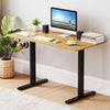 Electric Standing Desk Frame Height Adjustable Computer Desk Base with LED Display-Black - Gallery View 1 of 10