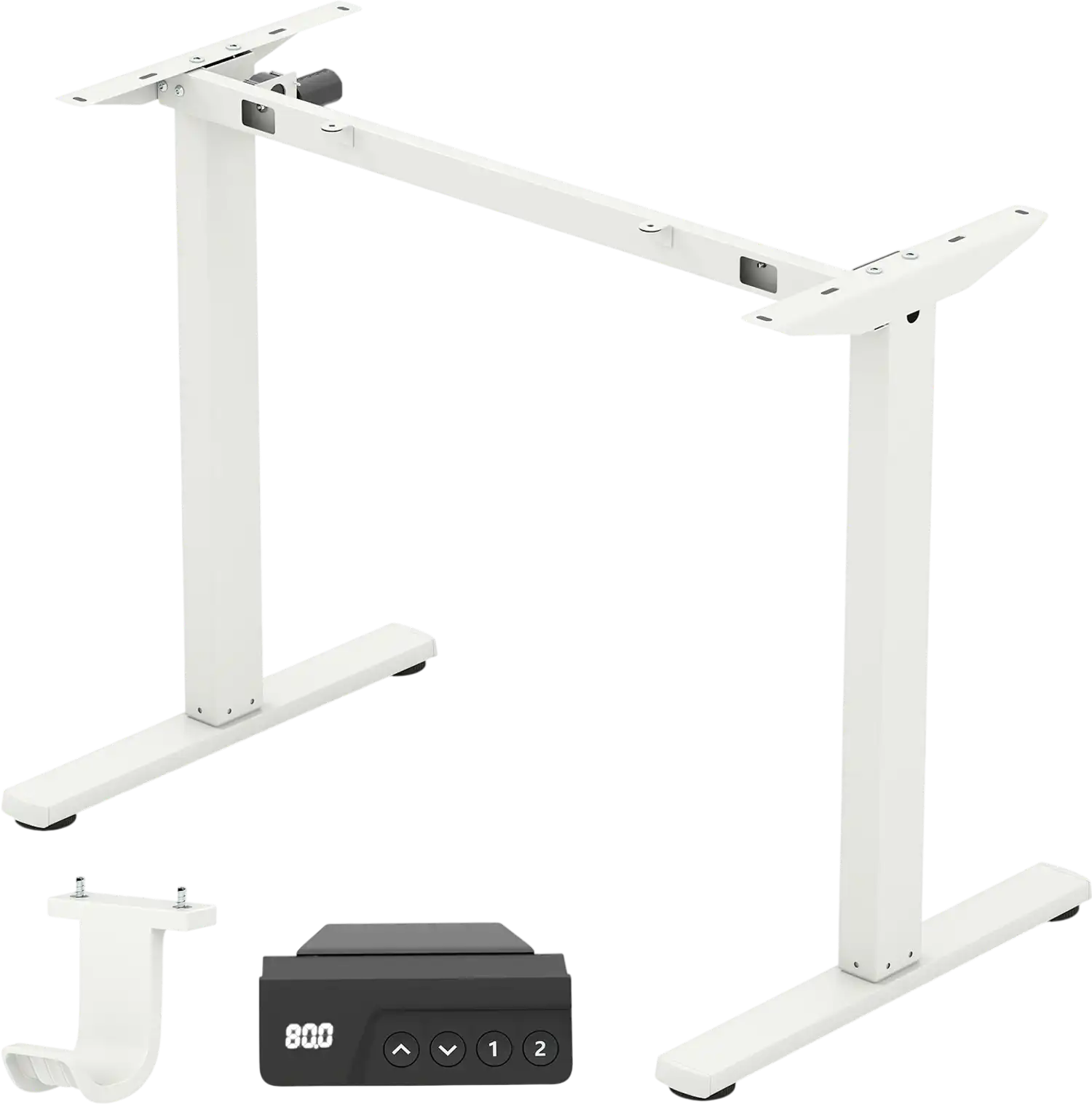 Costway Electric Standing Desk Frame Height Adjustable Computer Desk Base LED Display 12660126 New