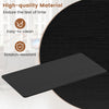 Black electric standing desk tabletop, 48" x 24", scratch-resistant, easy-to-clean surface for versatile workspace use.